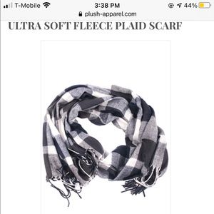 New Fleece Plaid Scarf